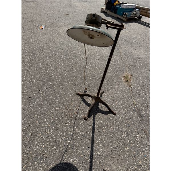 Vintage light on stand