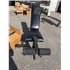Image 1 : Nautilus Professional Workout Bench w/ Arm Curl Attachment