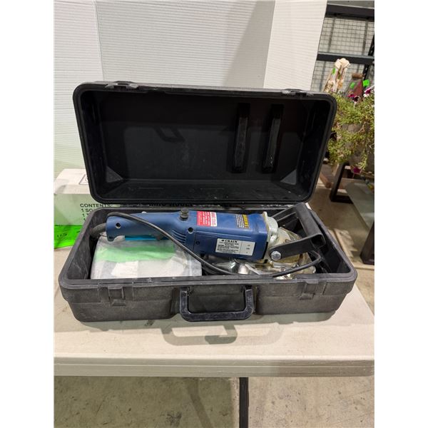 ROK tool bag, and Makita grinder