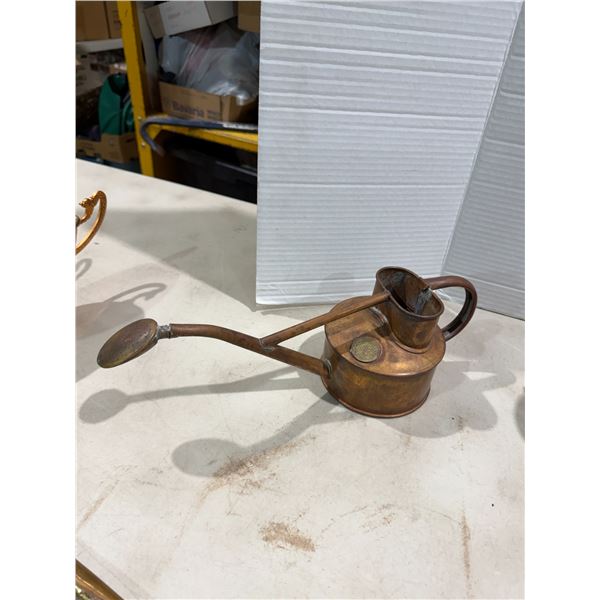 vintage-style copper indoor watering can