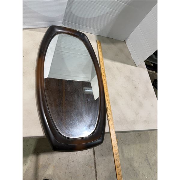vintage 1960s mid-century modern Syroco wall mirror