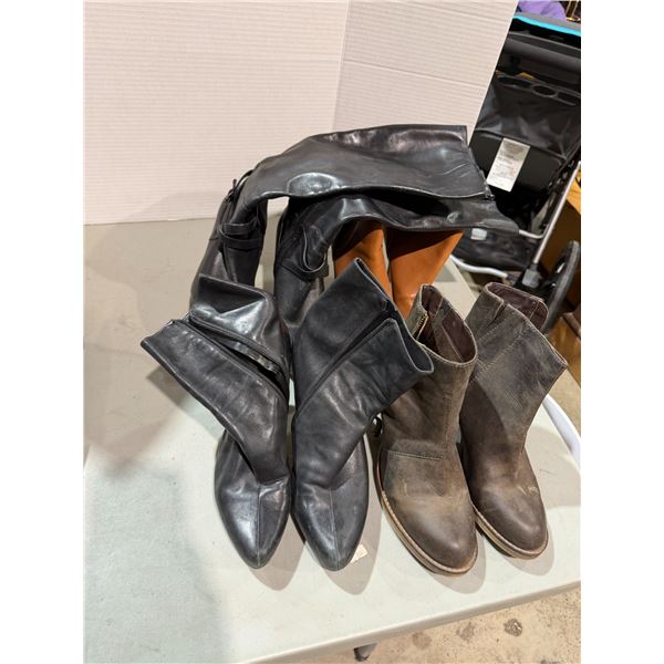 Assorted boots size 8/8 1/2