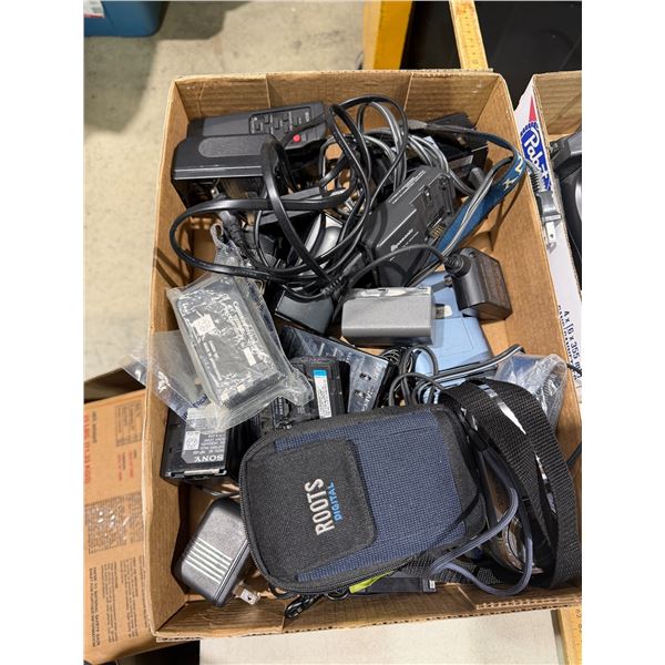 Batteries, chargers, remotes, etc., Sabre Shot, Tony Camera
