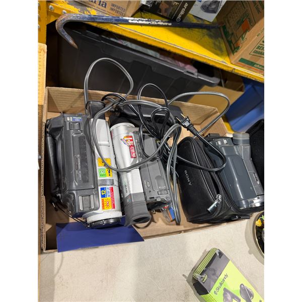 Assorted video camera cameras