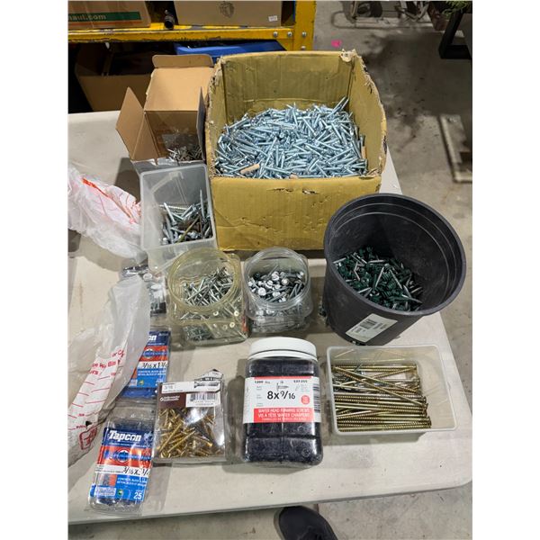 Assorted screws