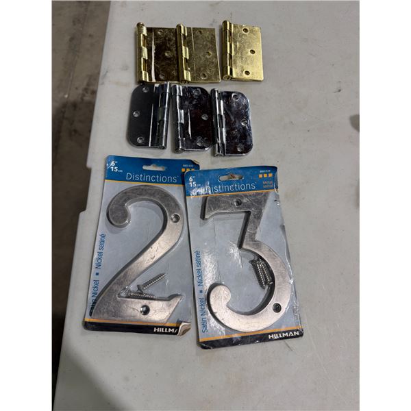 Hinges and Nichol satin numbers