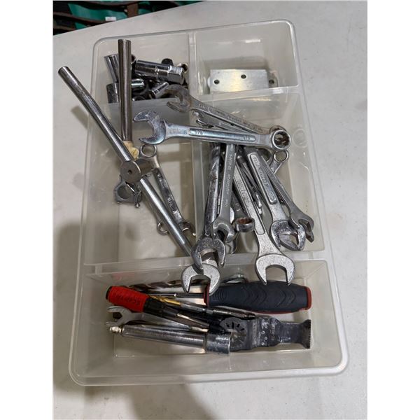 Assorted tools and sockets