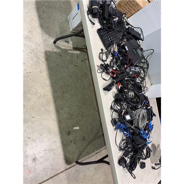Assorted chords electronic items