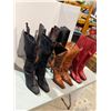 Image 1 : Six pairs of boots size 8/8.5