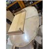 Image 2 : Table and chairs on chair needs leg repai 2 have damage in the back see picture