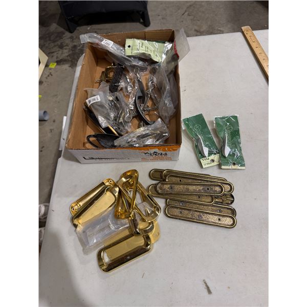 Assorted drawer and cabinet hardware