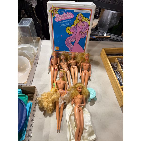 Vintage barbecue and Barbie