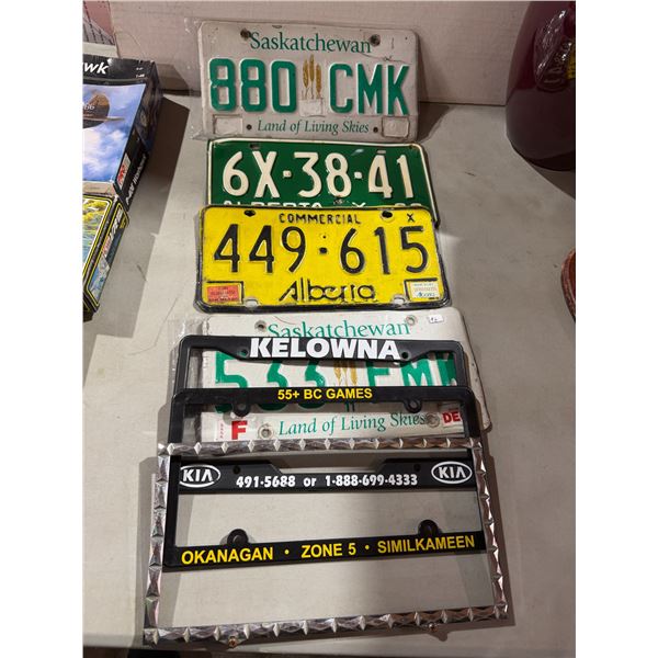 License plate plates