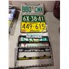 Image 1 : License plate plates