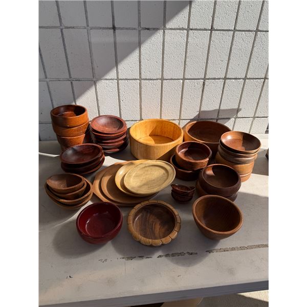 Wood bowls