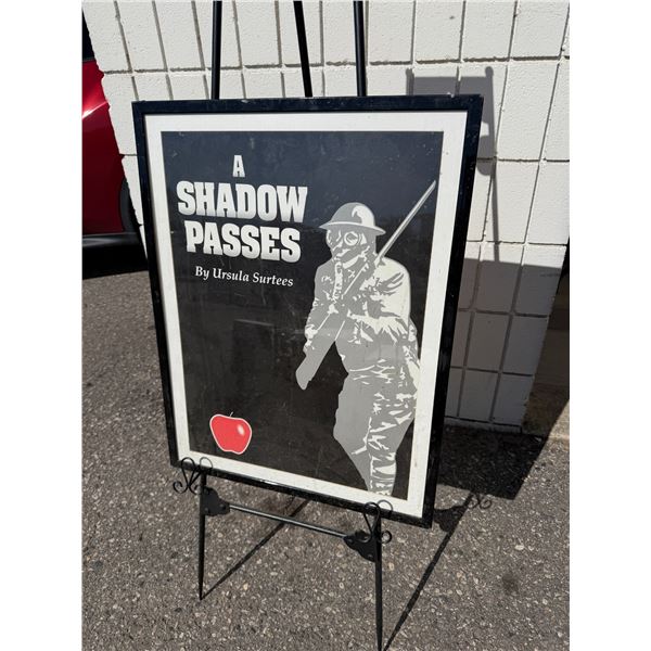 A shadow passes artwork 21" x 27