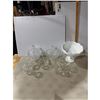 Image 1 : Crystal decor i and pedestal bowl has chip in base