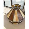 Image 1 : Stained glass light fixture sunglass is cracked