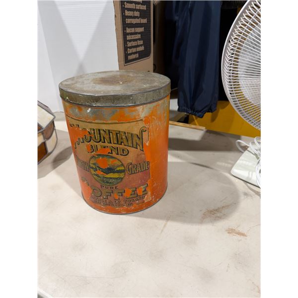 Vintage tin