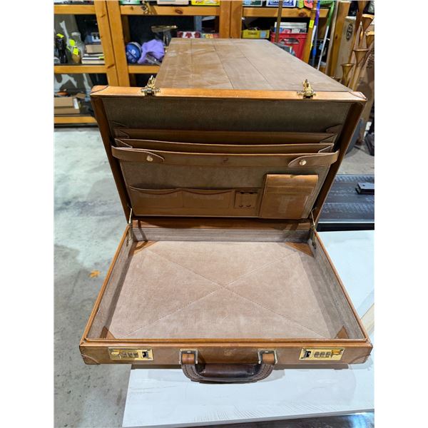 RENWICK made in Canada Leather briefcase