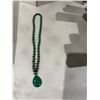Image 1 : Malachite with black Onyx necklace