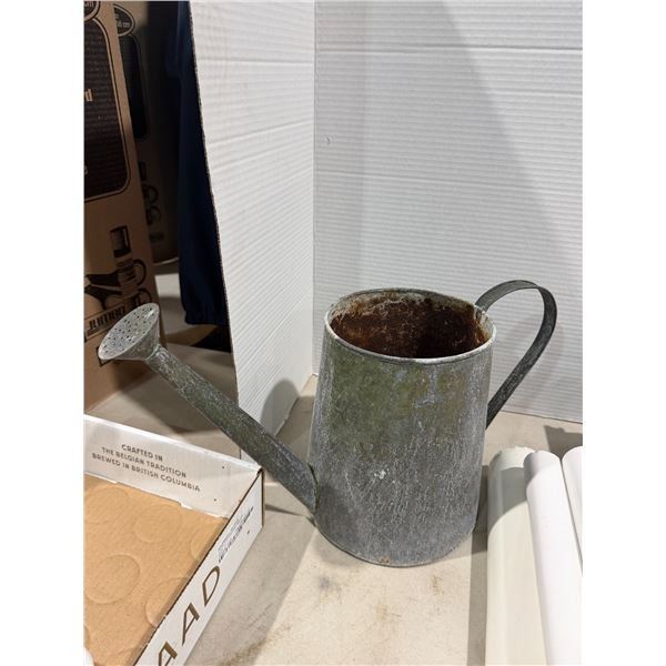 Rustic watering can