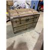 Image 2 : Steamer trunk 35 1/2" x 22" x 26" tall