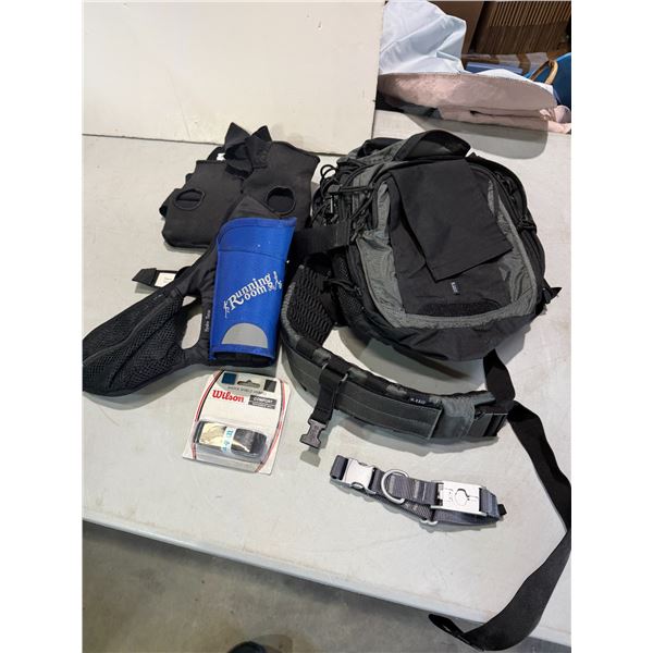 Running accessories and dog collar