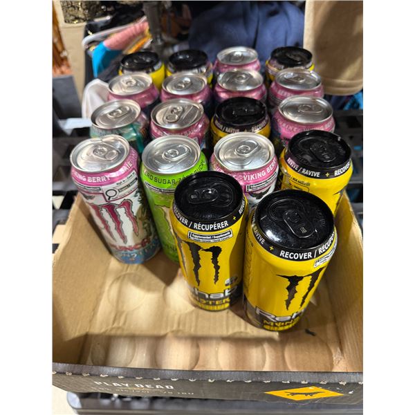 Monster energy drinks assorted