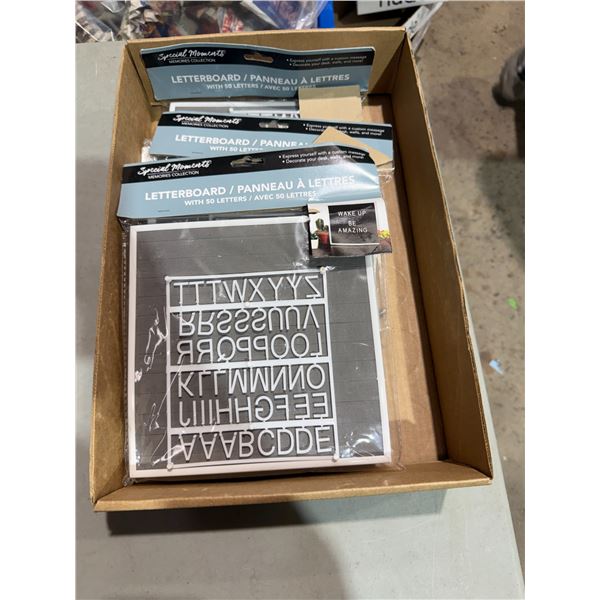 Letter board letter letters