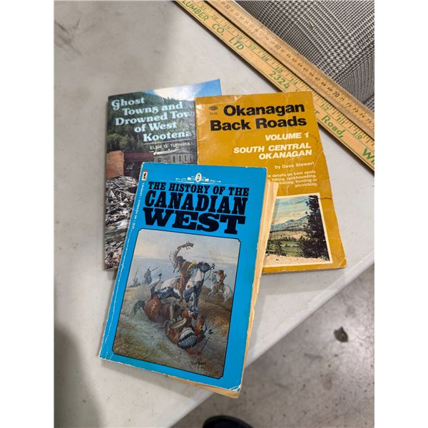 Okanagan back roads and Ghostown books