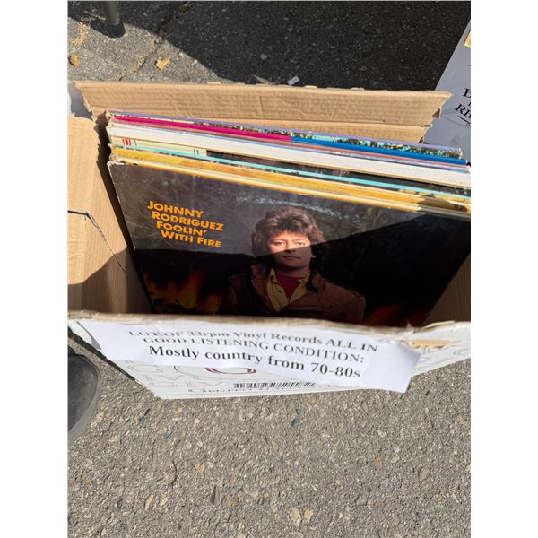 Records from the 70s and 80s