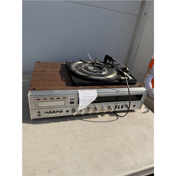 Record player radio and a track record player needs new need