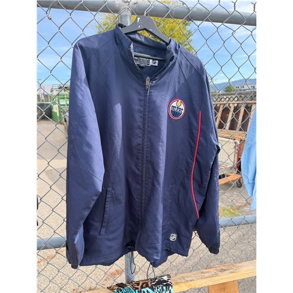 Oilers jacket size large