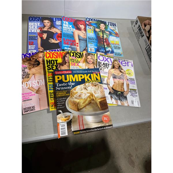 Assorted magazines