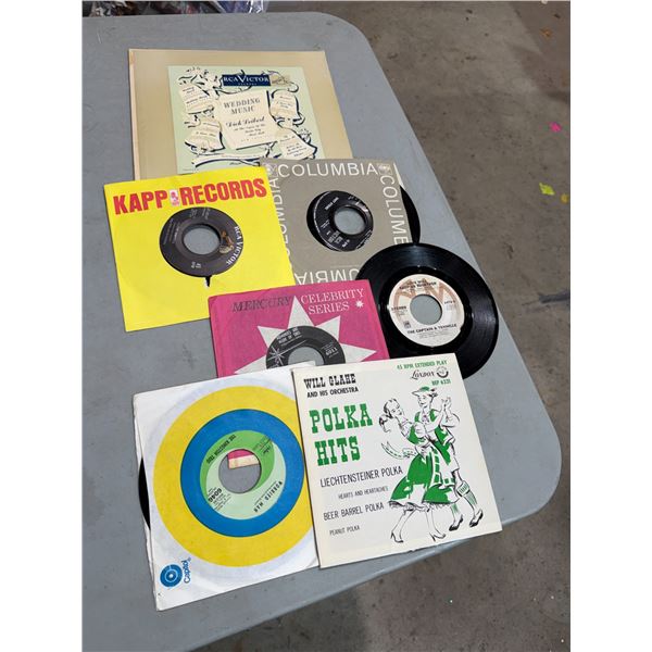Assorted 45 RPM record