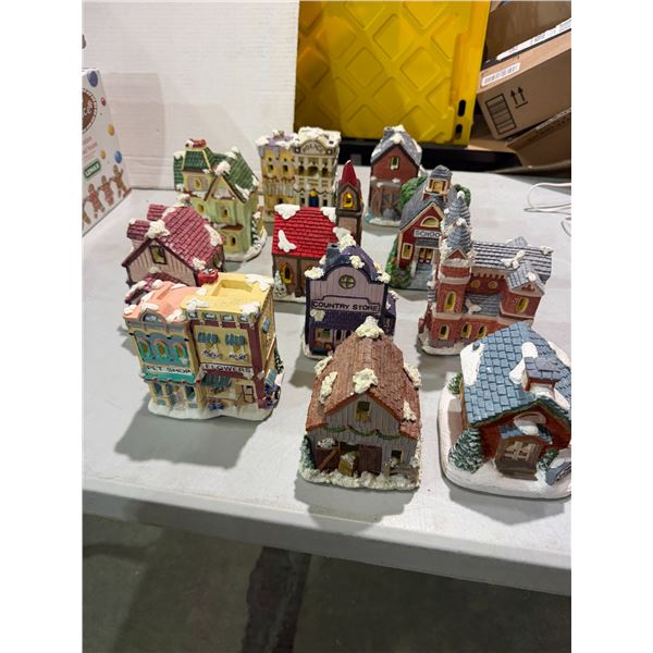 Assorted decorative houses