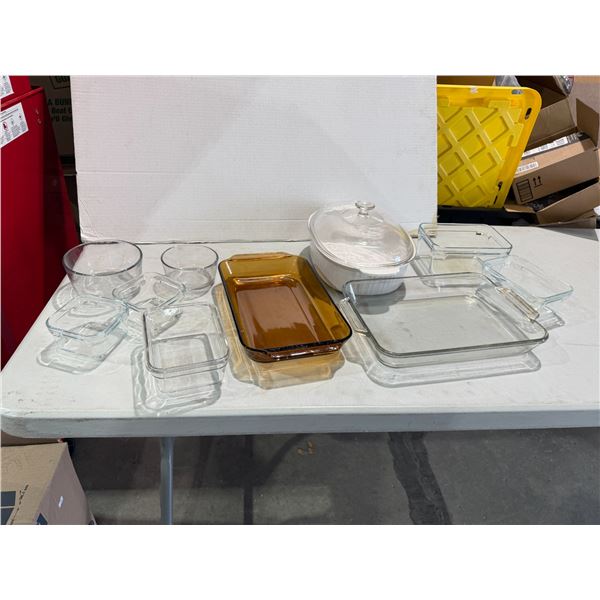 Baking pans and reusable container