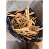 Image 1 : Large bag of wood hangers