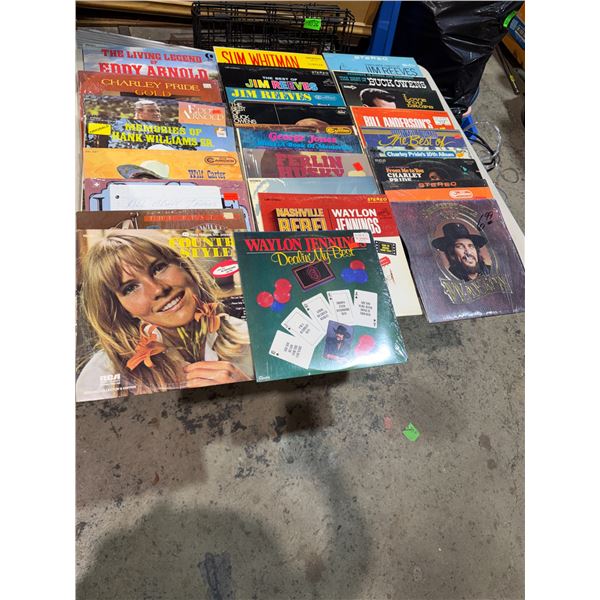 Assorted Records, Waylon Jennings, and other