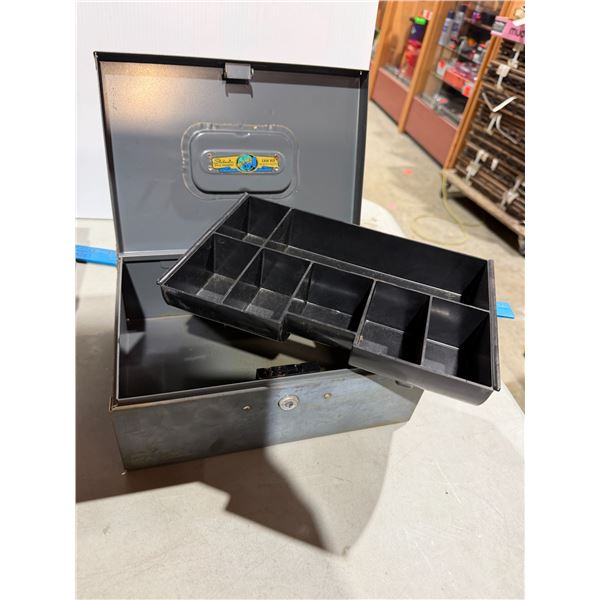 Steel master cash box no key