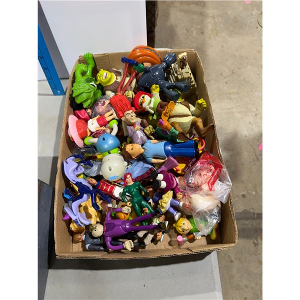 assorted toys and figures