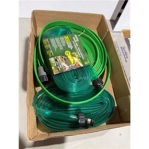 Soaker hoses, etc.