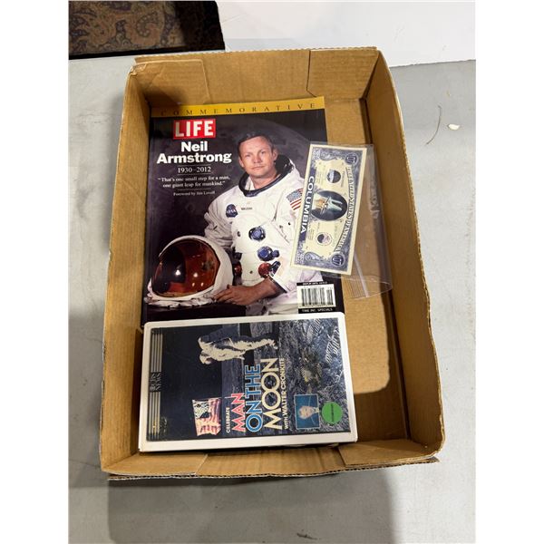 Neil Armstrong and other moon collectibles