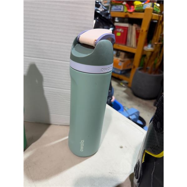 Owala water botttle green