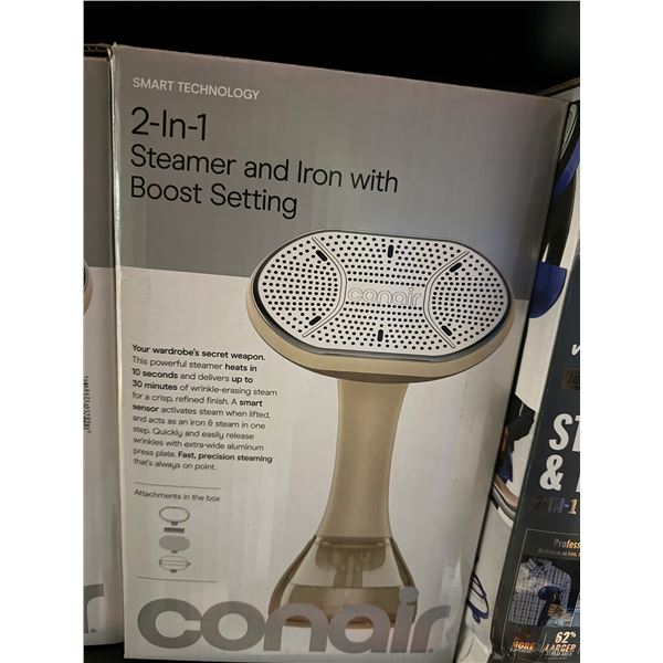 Conair 2-1 steamer and iron