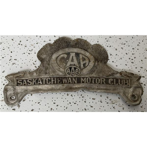 Saskatchewan Motor Club License Topper
