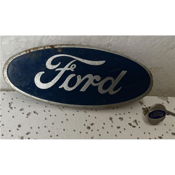 Ford Tie Clasp and Emblem