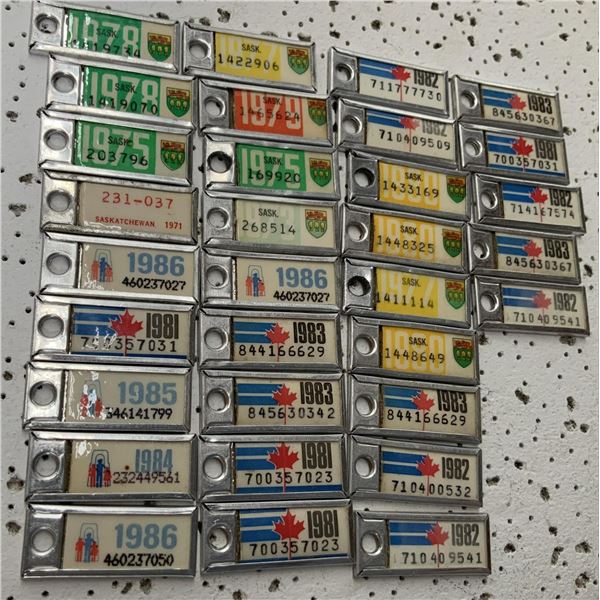1971-1986 War Amp Tags