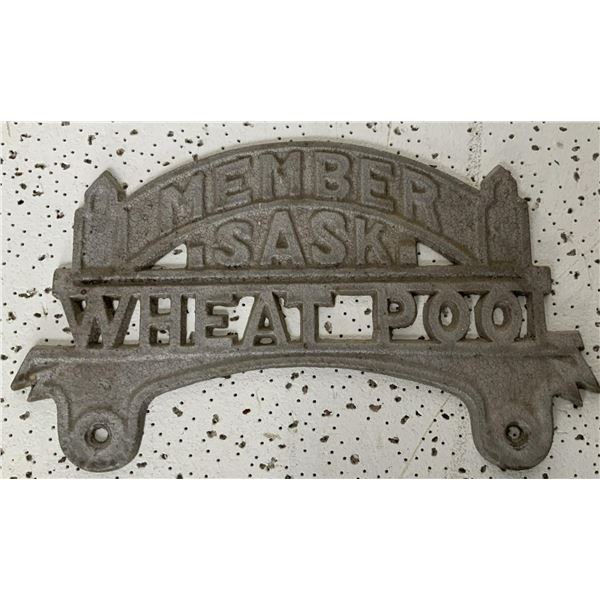 Saskatchewan Wheat Pool License Plate Topper